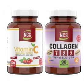 Ncs Hidrolize Collagen Tip 1-2-3 Glutatyon Vitamin D E 90 Tablet