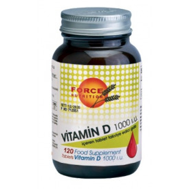 Force Nutrition Vitamin D 1000 Iu 120 Tablet